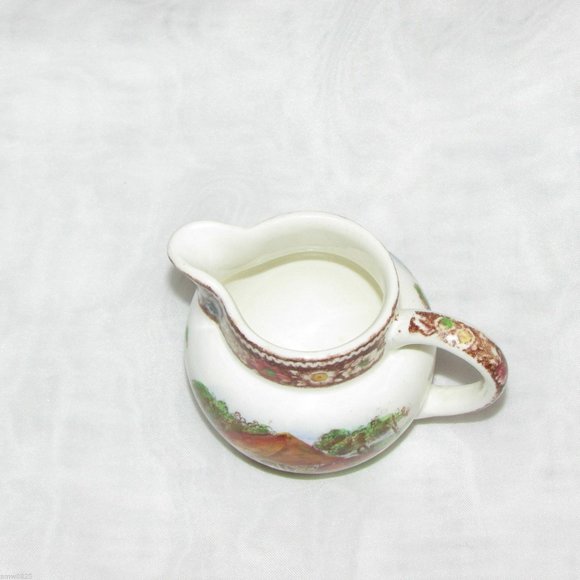 Vintage Midwinter Rural England Individual Creamer Brown Toile Transferware - Picture 5 of 6